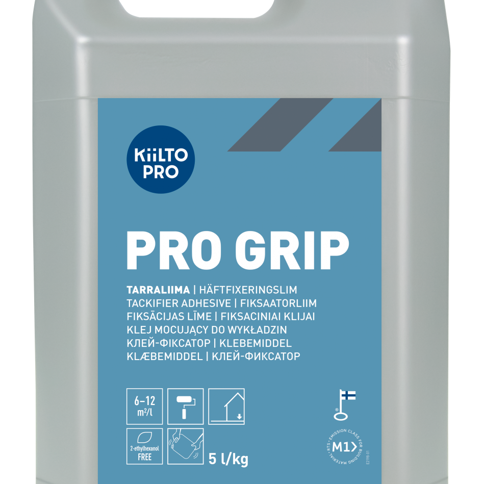 Клей-фіксатор для модульних та рулонних покриттів для підлоги Kiilto Pro Grip
